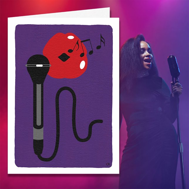 Tarjeta Singing Voice Music Notes Blank Card (Subido por el creador)