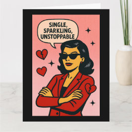 Tarjeta Single, Sparkling, Unstoppable