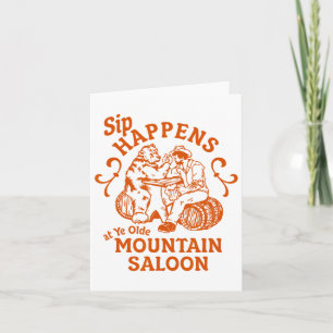Tarjeta Sip Ocurre Ye Olde Mountain Saloon Apres Fiesta Sk