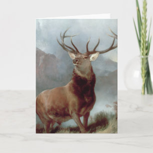 Tarjeta Sir Edwin Landseer Monarca del Glen, 1851