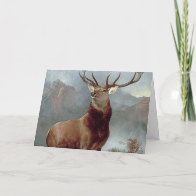 Tarjeta Sir Edwin Landseer | Monarca del Glen, 1851 (Anverso)