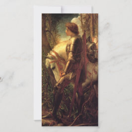 Tarjeta Sir Galahad (de George Frederick Watts)