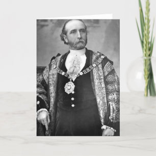 Tarjeta Sir James Whitehead, señor alcalde de Londres