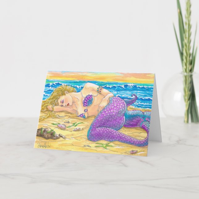 TARJETA SIREN DORMIENTE (Anverso)