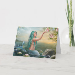 Tarjeta " Sirena Ariel "
