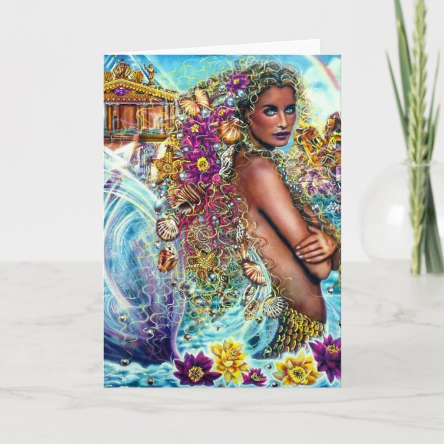 Tarjeta Sirena de Lisa Iris (Anverso)