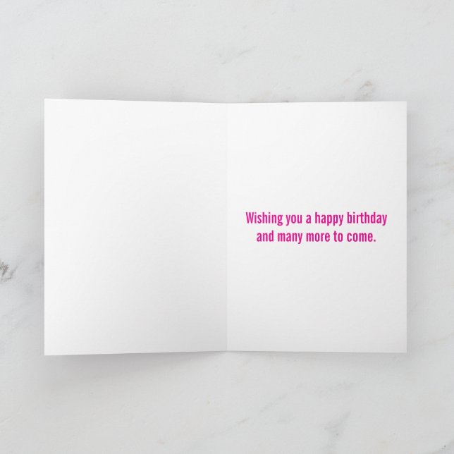 Tarjeta Sirena del Océano Feliz Cumpleaños  (Interior)