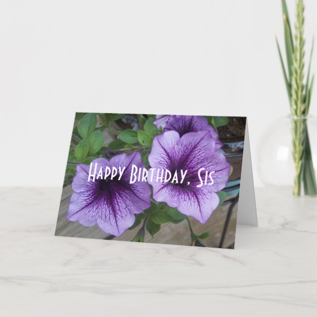 Tarjeta SIS del feliz cumpleaños (Anverso)