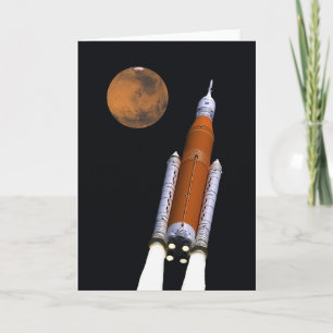 Tarjeta Sistema de lanzamiento espacial SLS