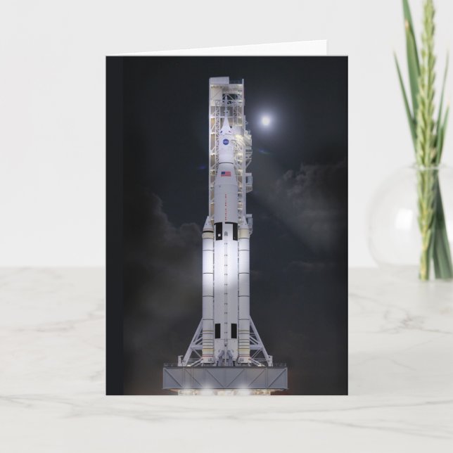 Tarjeta Sistema de lanzamiento espacial SLS de la NASA (Anverso)