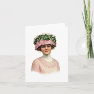 Tarjeta Sistema de sombrerería del vintage Notecards (2)