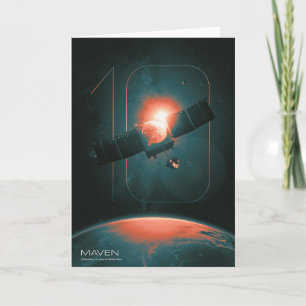 Tarjeta Sistema solar, 10 años del satélite Maven Mars