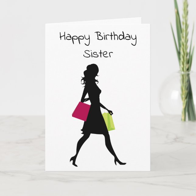 TARJETA **SISTER** CUMPLEAÑOS DESEA TALENTAR COMPRADOR (Anverso)