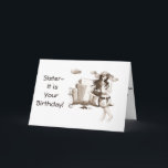 TARJETA SISTER-DO ALL YOU LOVE TO DO ON YOUR BIRTHDAY<br><div class="desc">THIS IS A SHOPPING SISTER'S BIRTHDAY CARD THAT WILL BE SURE TO ADD A HUGE SMILE ALONG WITH THE LOVE IN HER HEART FOR YOU WHEN YOU SEND THIS CARD!</div>