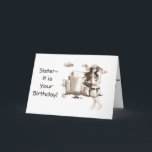 TARJETA SISTER-DO ALL YOU LOVE TO DO ON YOUR BIRTHDAY<br><div class="desc">THIS IS A SHOPPING SISTER'S BIRTHDAY CARD THAT WILL BE SURE TO ADD A HUGE SMILE ALONG WITH THE LOVE IN HER HEART FOR YOU WHEN YOU SEND THIS CARD!</div>