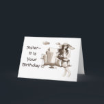 TARJETA SISTER-DO ALL YOU LOVE TO DO ON YOUR BIRTHDAY<br><div class="desc">THIS IS A SHOPPING SISTER'S BIRTHDAY CARD THAT WILL BE SURE TO ADD A HUGE SMILE ALONG WITH THE LOVE IN HER HEART FOR YOU WHEN YOU SEND THIS CARD! THANKS FOR STOPPING BY 1 OF MY 8 STORES!!!</div>