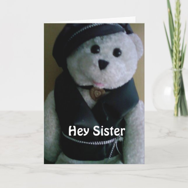 TARJETA **SISTER** FEROSAS NAVIDAD (DE GUAY TEDDY BEAR) (Anverso)