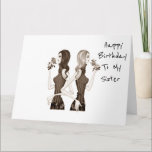 TARJETA **SISTERLY** CUMPLEAÑOS DESEA MI **SISTER**<br><div class="desc">Si es fácil ser hermanas con tu hermana... ... háganla saber hoy enviándole esta tarjeta de cumpleaños divertida por ella ***CUMPLEAÑOS*** o cambie la edad SI NECESITAS POR SEGURO!!!!!! ¡Di lo que quieras decirle a la HERMANA QUE AMAS!</div>