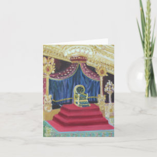 TARJETA SITIO DEL TRONO DE NAPOLEON: FOUNTAINEBLEAU
