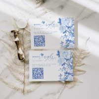 Sitio web del Boda de código QR de la Chinoiserie