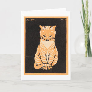 Tarjeta Sitting Cat, Julie de Graag