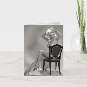 Tarjeta "Sitting in Style" vintage