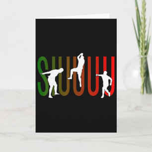 Tarjeta Siuuuu Regalo divertido de fútbol para hombres y n