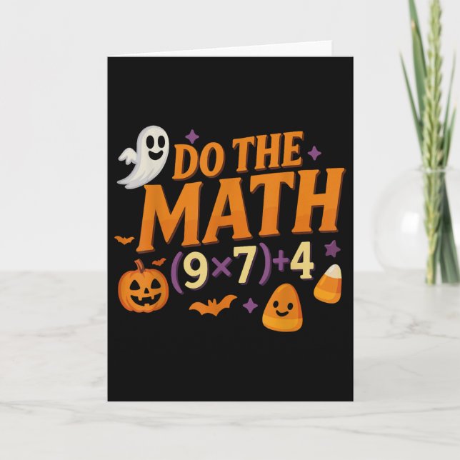 Tarjeta Six Seven 67 Meme Do The Math Halloween Alpha Gen  (Anverso)