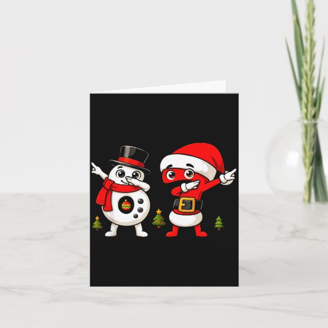 Tarjeta Six Seven Dabbing Cool Meme 67 Funny Dab Number  (Anverso)