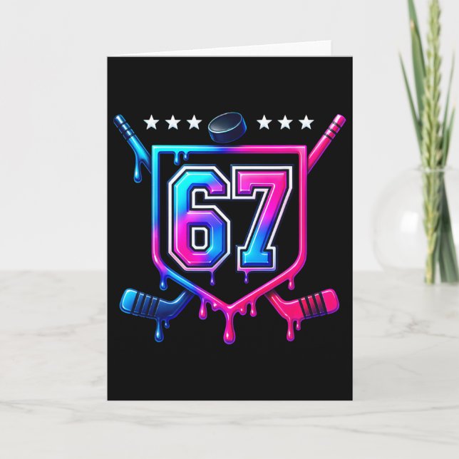 Tarjeta Six Seven Hockey Drip  (Anverso)