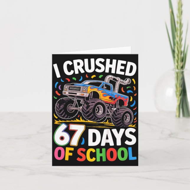 Tarjeta Six Seven Meme Boys Girls Kids  (Anverso)