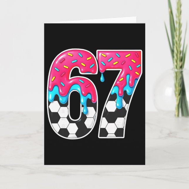 Tarjeta Six Seven Soccer Drip _1  (Anverso)