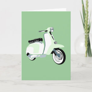 Tarjeta Sixties Mod Scooter