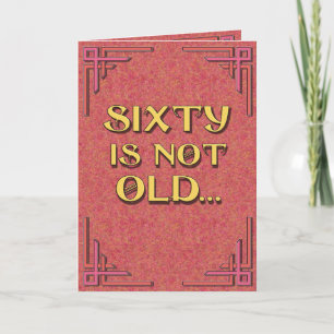 Tarjeta SIXTY no es viejo