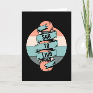 Tarjeta Skate Skate Skate Skate Retro Gift Idea