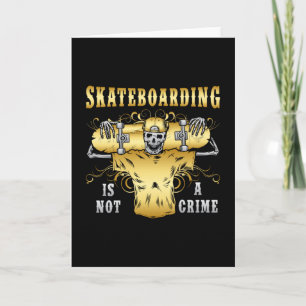 Tarjeta Skate Skateboard Skateboarding Gift Idea