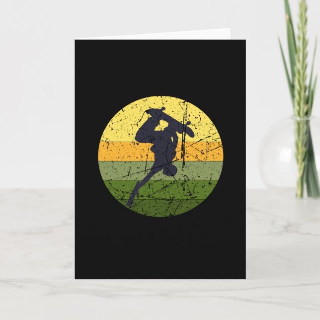 Tarjeta Skateboard Vintage (Anverso)