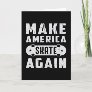 Tarjeta Skateboarder Skateboarding Regalo