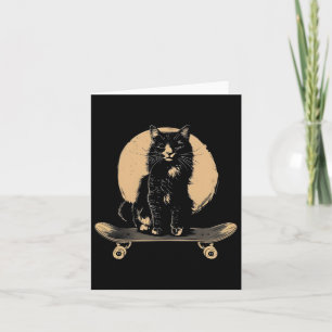 Tarjeta Skateboarding Funny Skateboard C