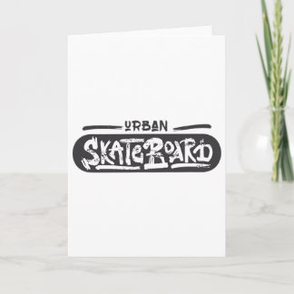 Tarjeta Skaters Having Fun Pro Skateboarding Life Urn Skat