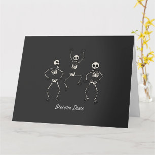 Tarjeta Skeleton dance