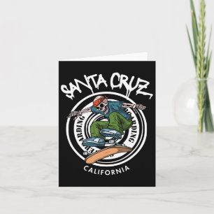 Tarjeta Skeleton de Santa Cruz Laid Back California Skelet