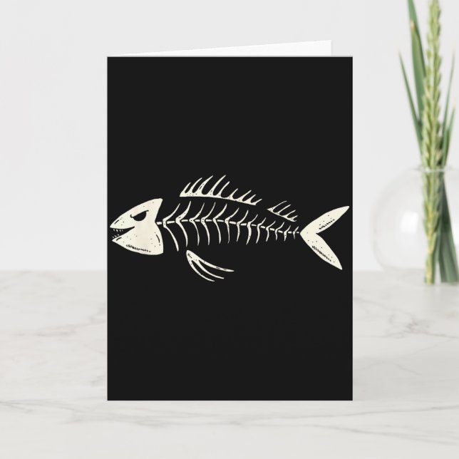Tarjeta Skeleton Fish Bone Collectors  (Anverso)