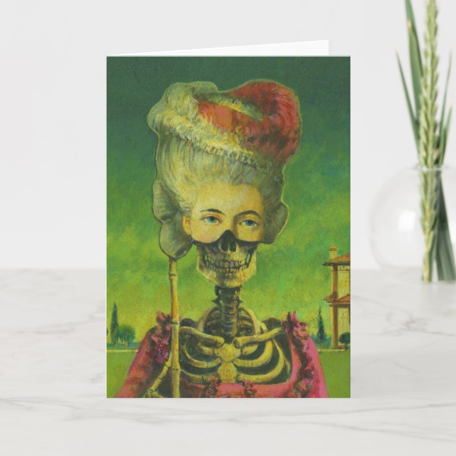 Tarjeta Skeleton Greetings (Anverso)
