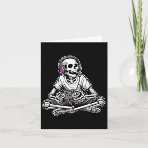 Tarjeta Skeleton Halloween