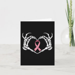 Tarjeta Skeleton Manos Corazón Con Cinta De Sensibilizació