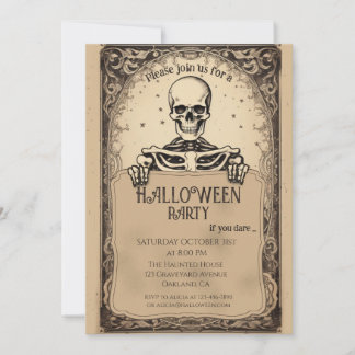 Tarjeta Skeleton Tarot