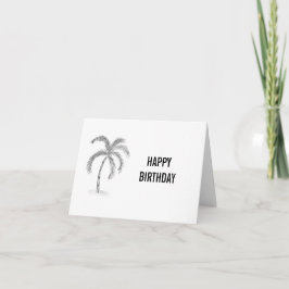 Tarjeta Sketched Greeting Card Black and White