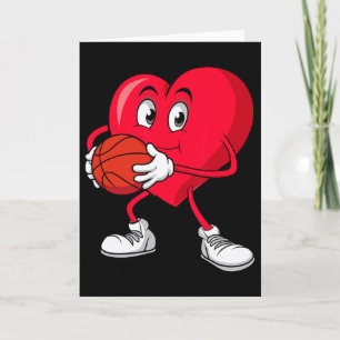 Tarjeta Sketll Día de San Valentín Corazón Rojo Jugadores 