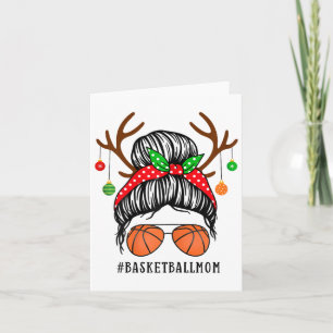 Tarjeta Sketll Mom Messy Bun Team Navidades Sketll Player